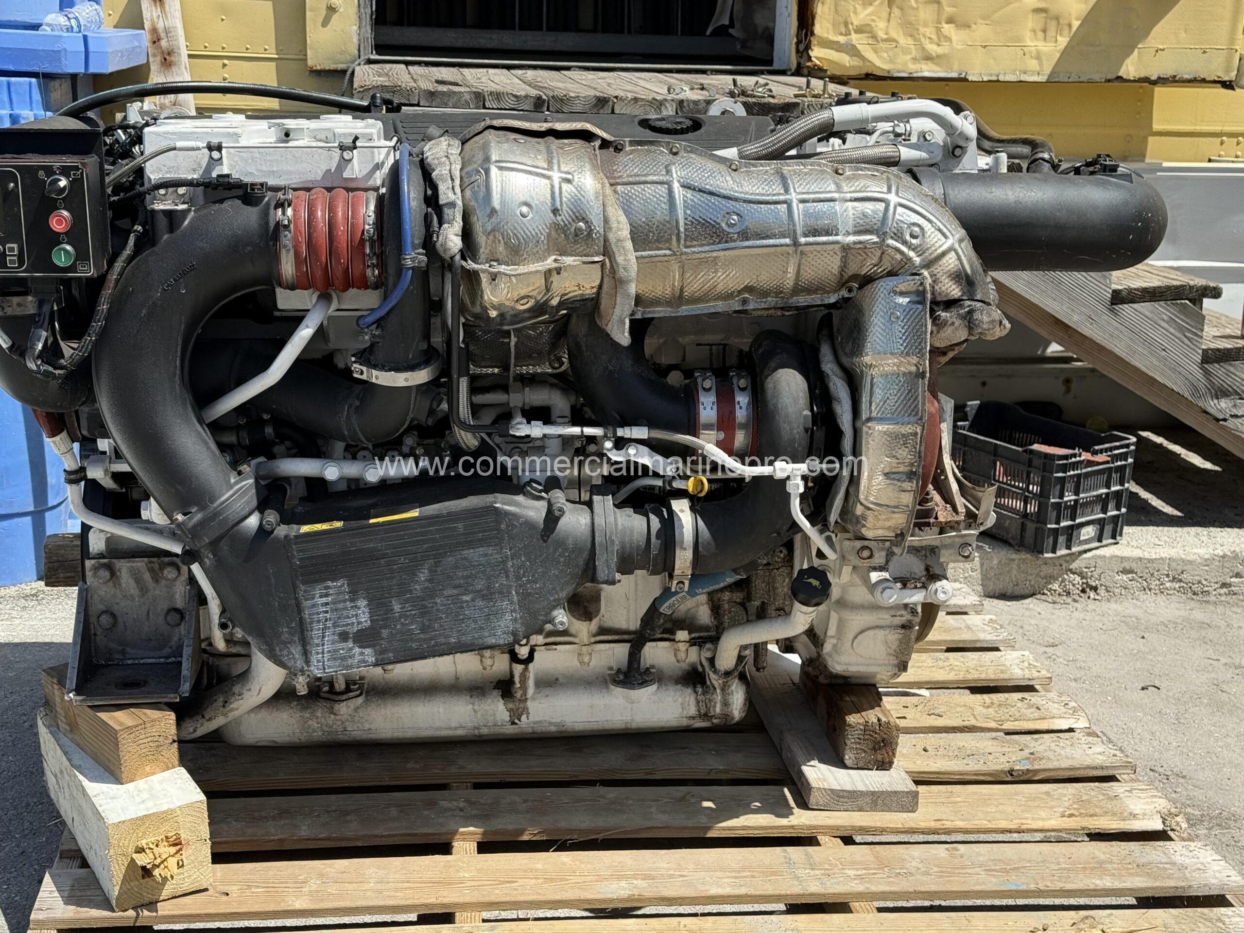 Pair CAT C12.9 Marine Propulsion Engines w/ New 310A Gears