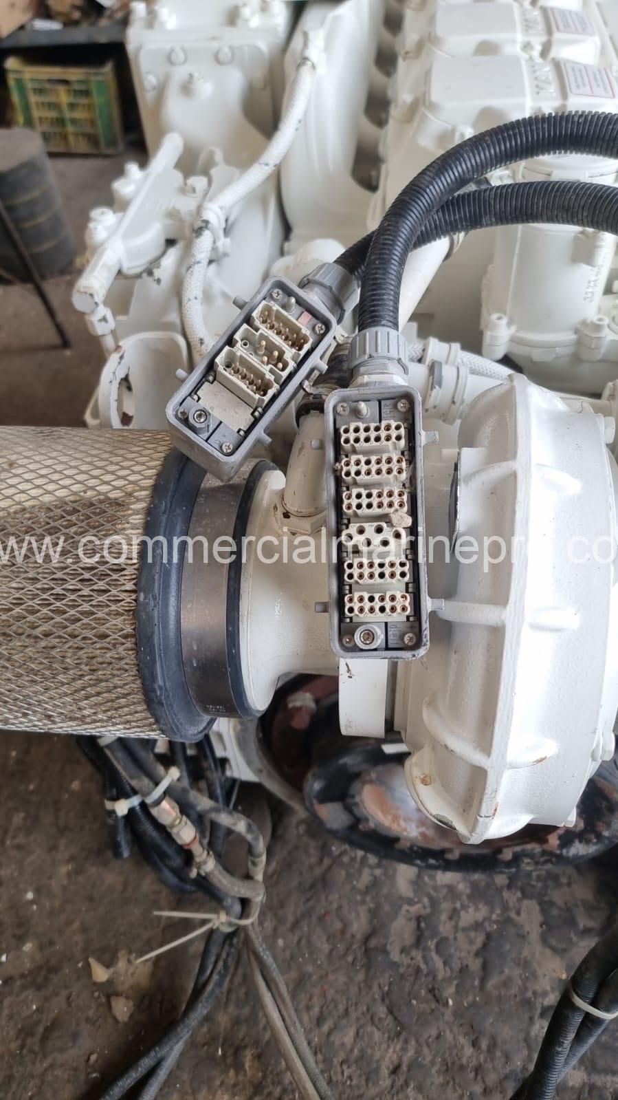 Pair MAN D2876 LE405 Marine Propulsion Engines