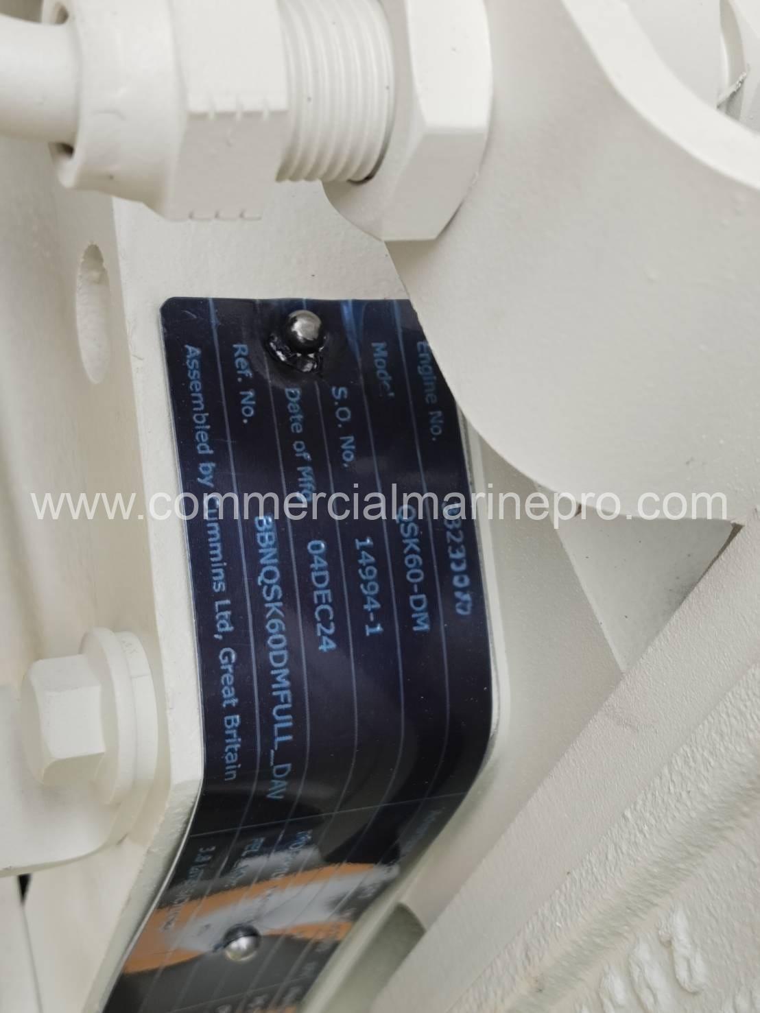 QSK60DM Marine Auxiliary engine