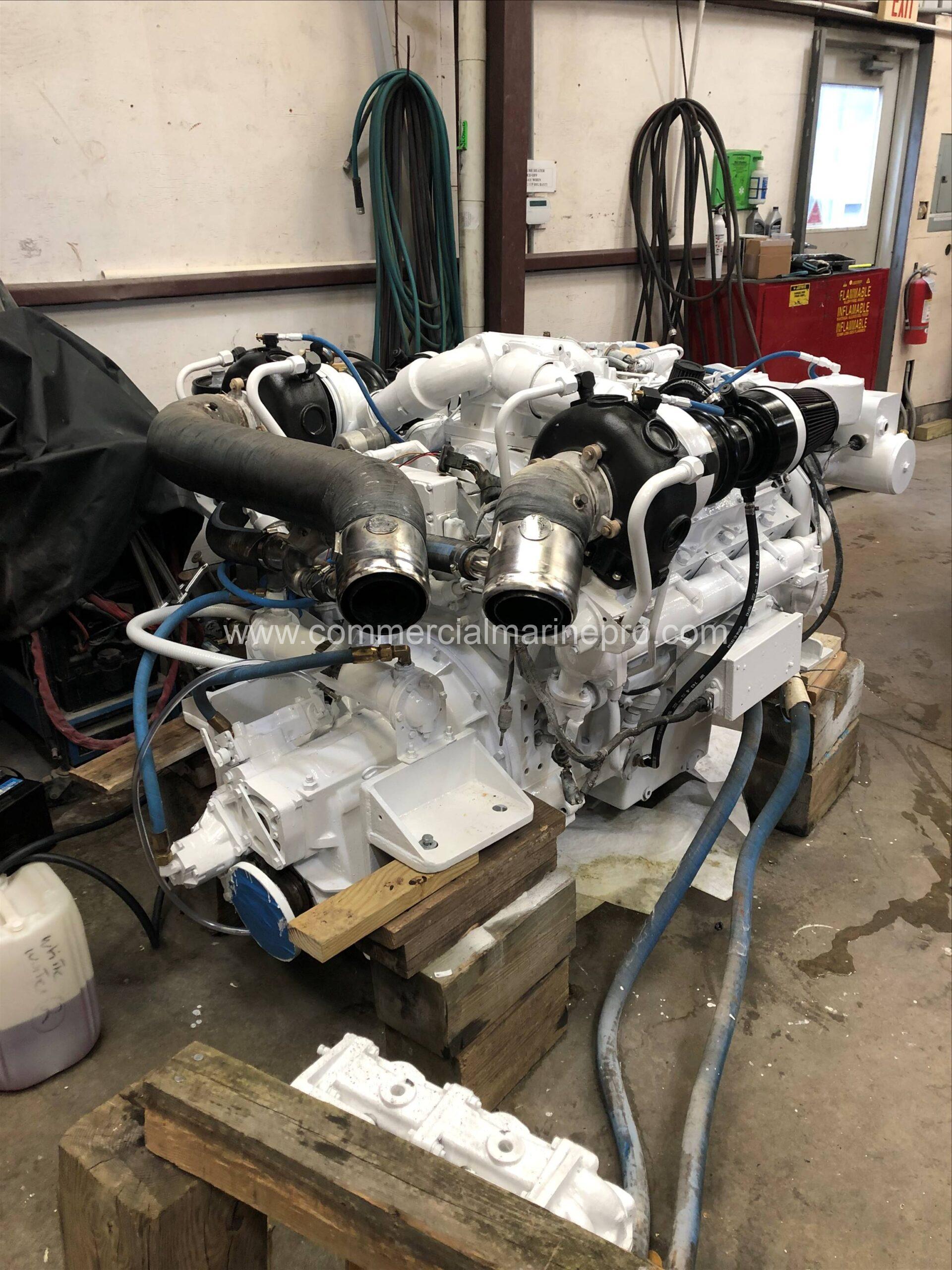 Pair Caterpillar 3408 Diesel Engines - Image 3