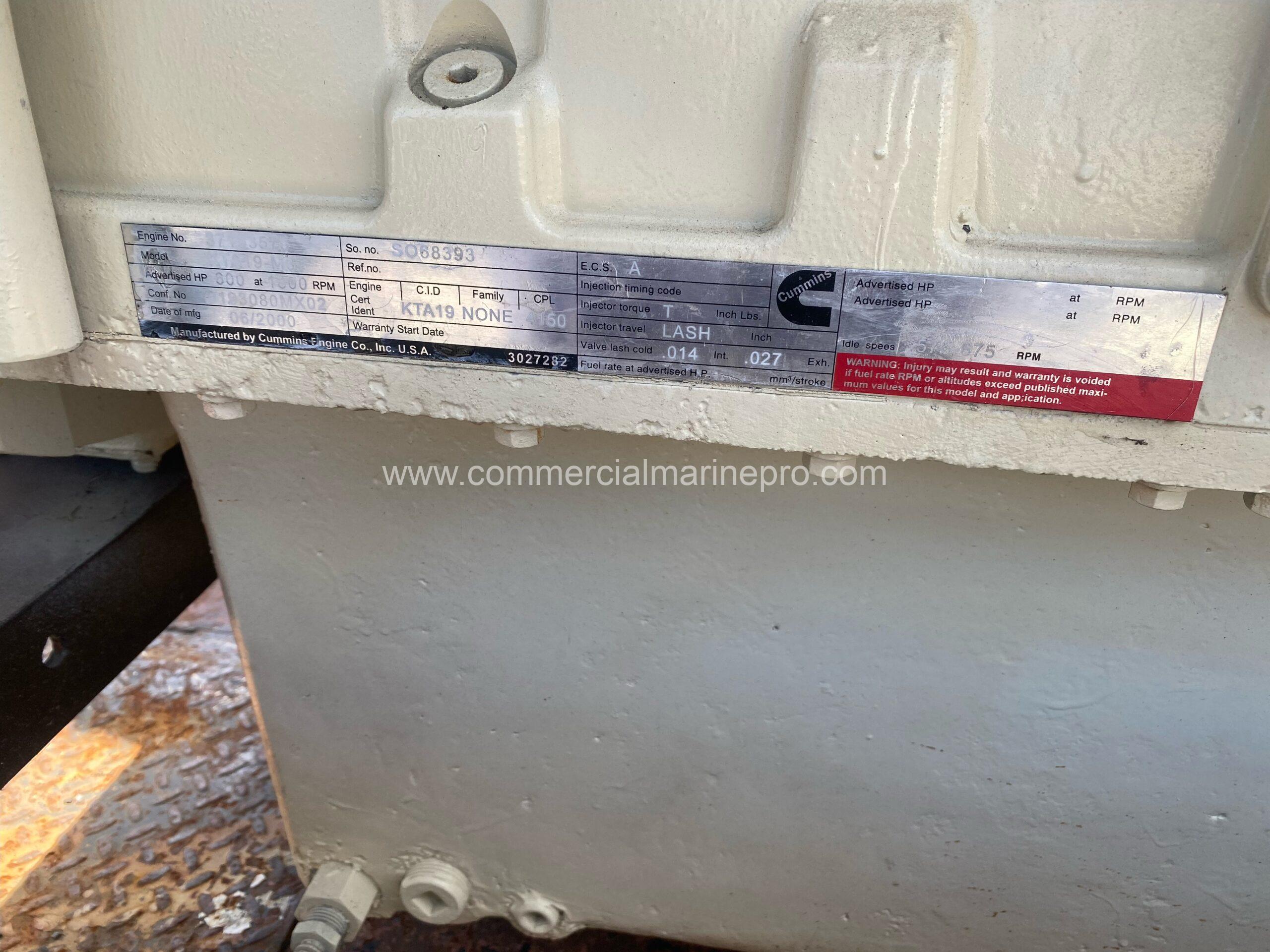 Cummins KT19 Surplus Rebuilt