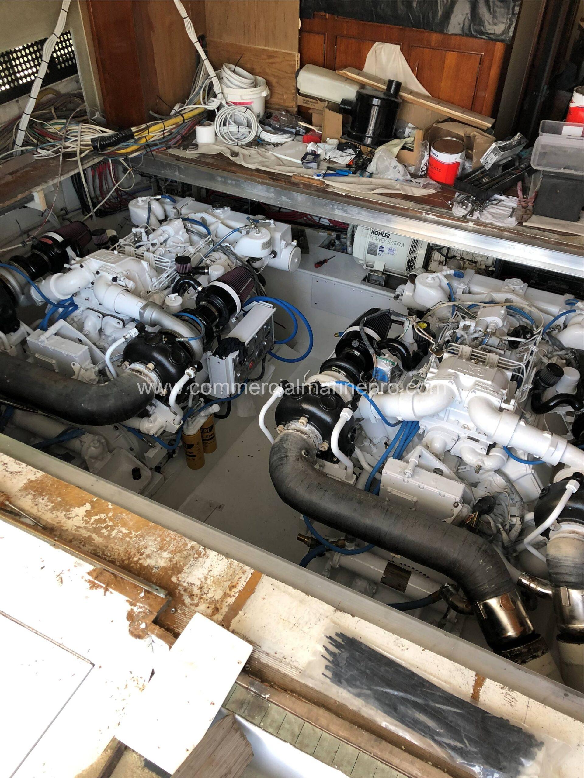 Pair Caterpillar 3408 Diesel Engines