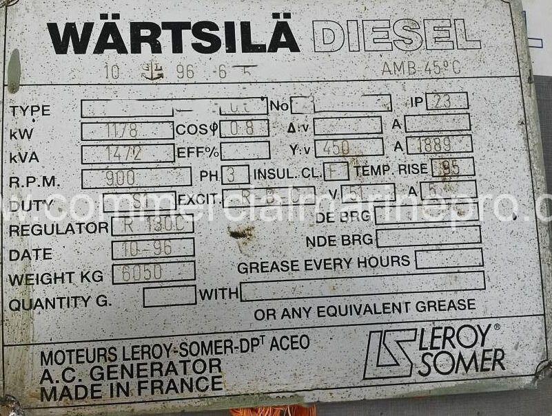 (2) Wärtsilä 8L20 Diesel Generator Sets - Image 8