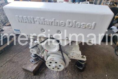 Pair MAN D2876 LE405 Marine Propulsion Engines