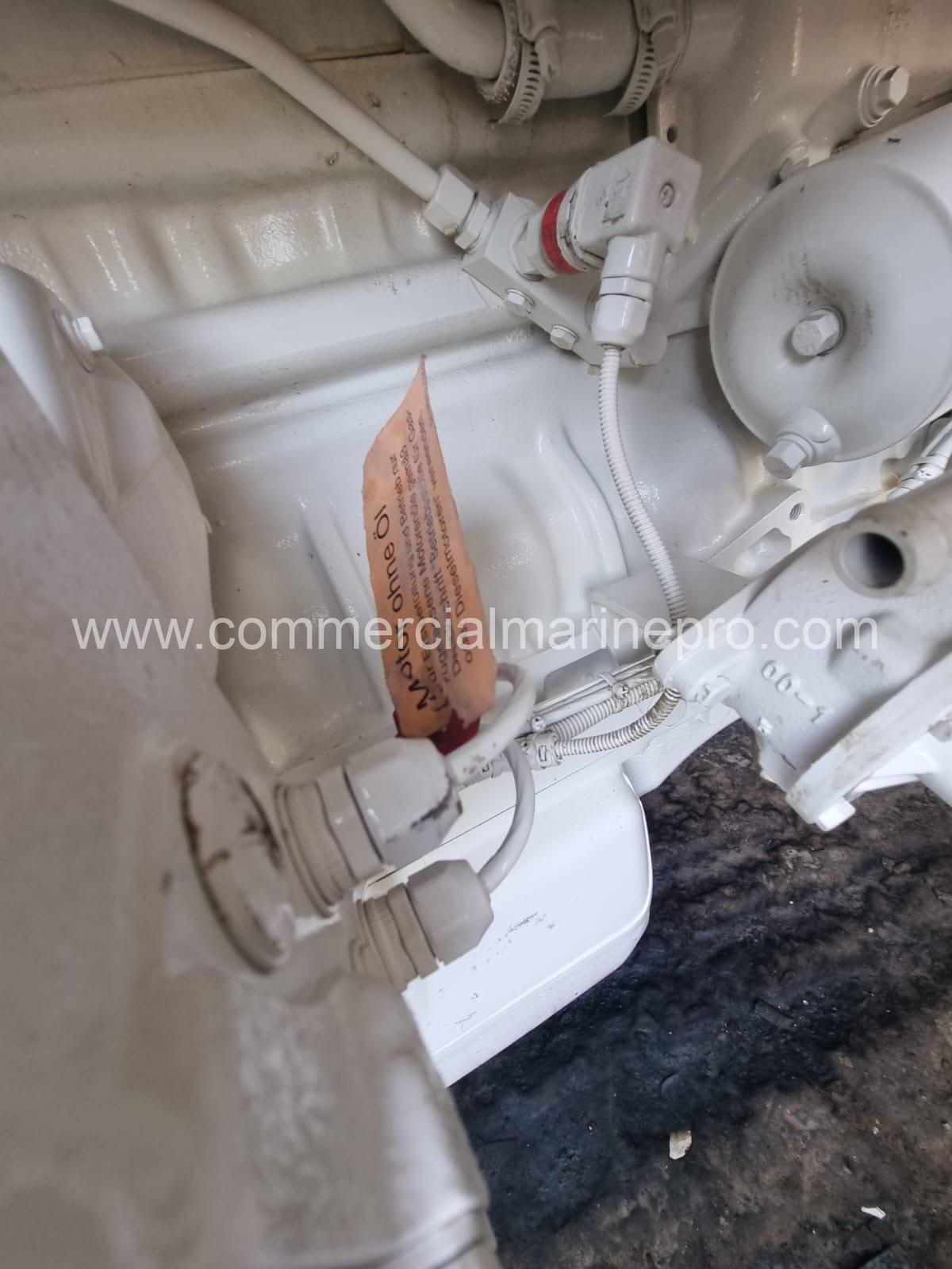 Pair MAN D2876 LE405 Marine Propulsion Engines
