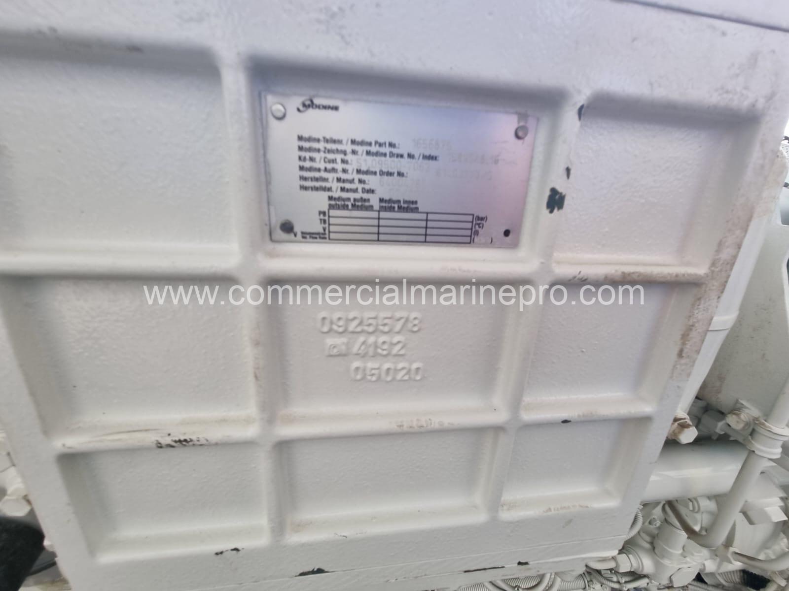Pair MAN D2876 LE405 Marine Propulsion Engines
