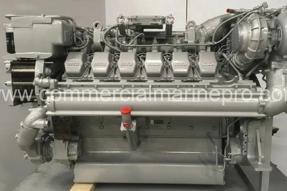 Single or Pair MTU 12v2000 M70 Marine Propulsion Engines