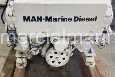 Pair MAN D2842 LE404 Marine Propulsion Engines
