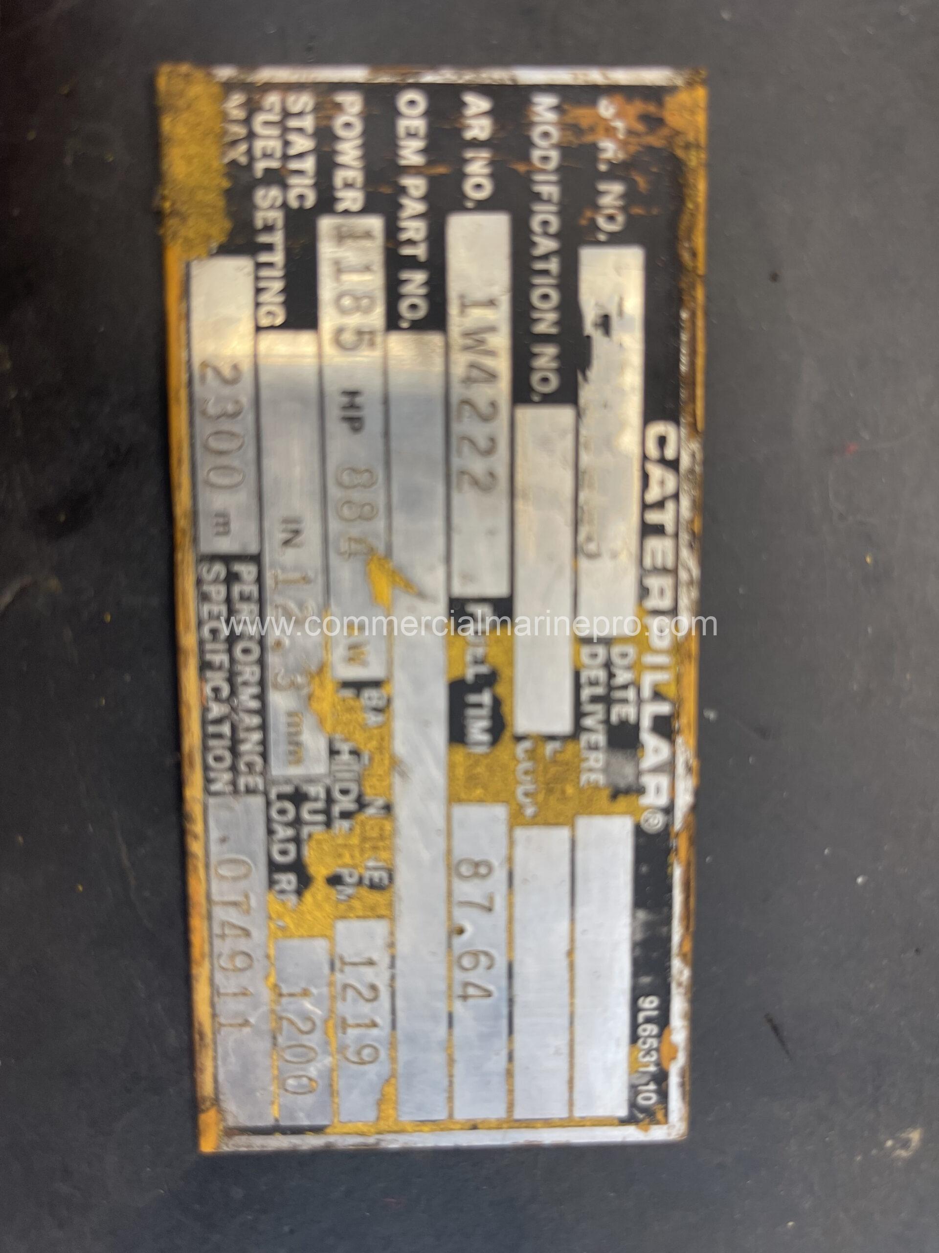 Pair of CAT D3516 Marine Engines - Image 2