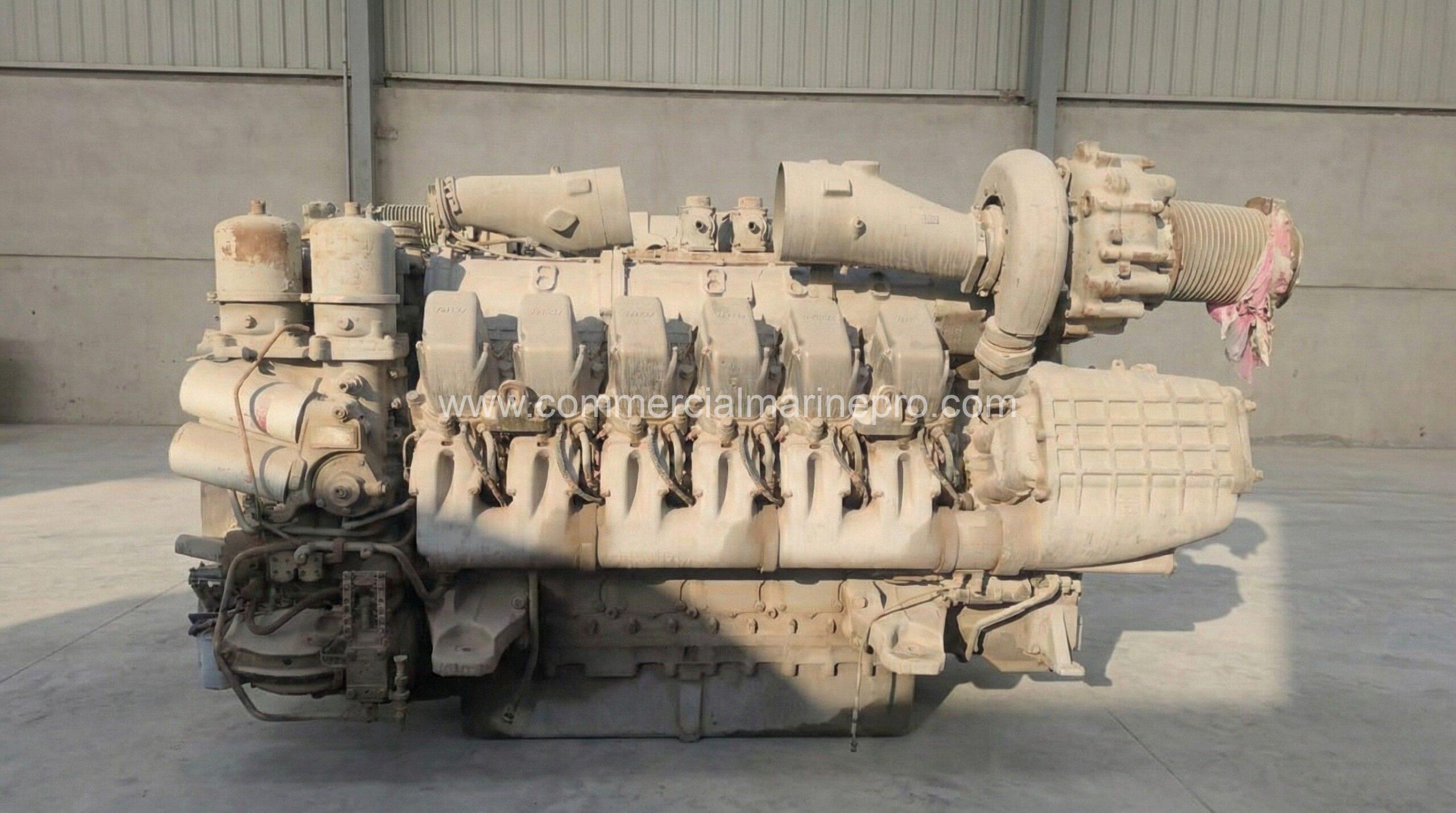 (2) MTU 12V4000M71 Marine Diesel Engines