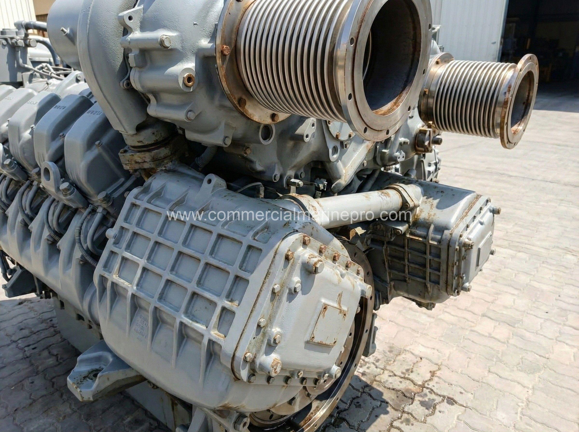 (2) MTU 12V4000M71 Marine Diesel Engines - Image 3