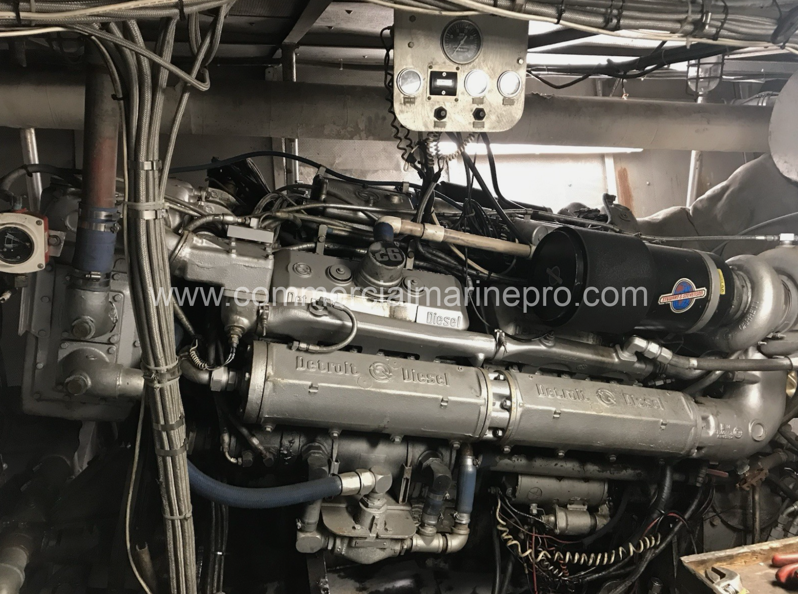 (2) 12v92 TI Detroit Diesel Propulsion Engines