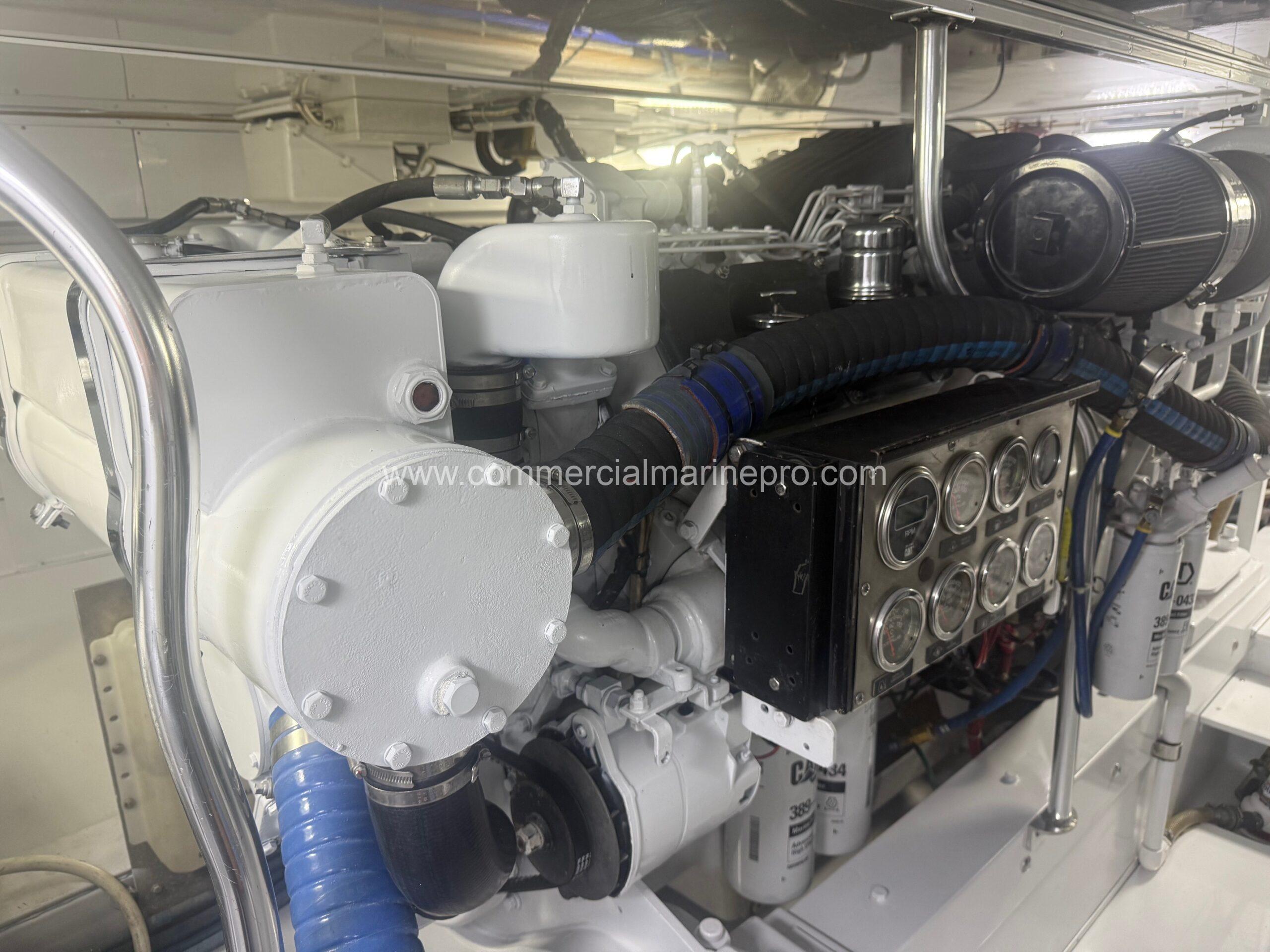 Single or Pair CAT 3412 Marine Propulsion Engines