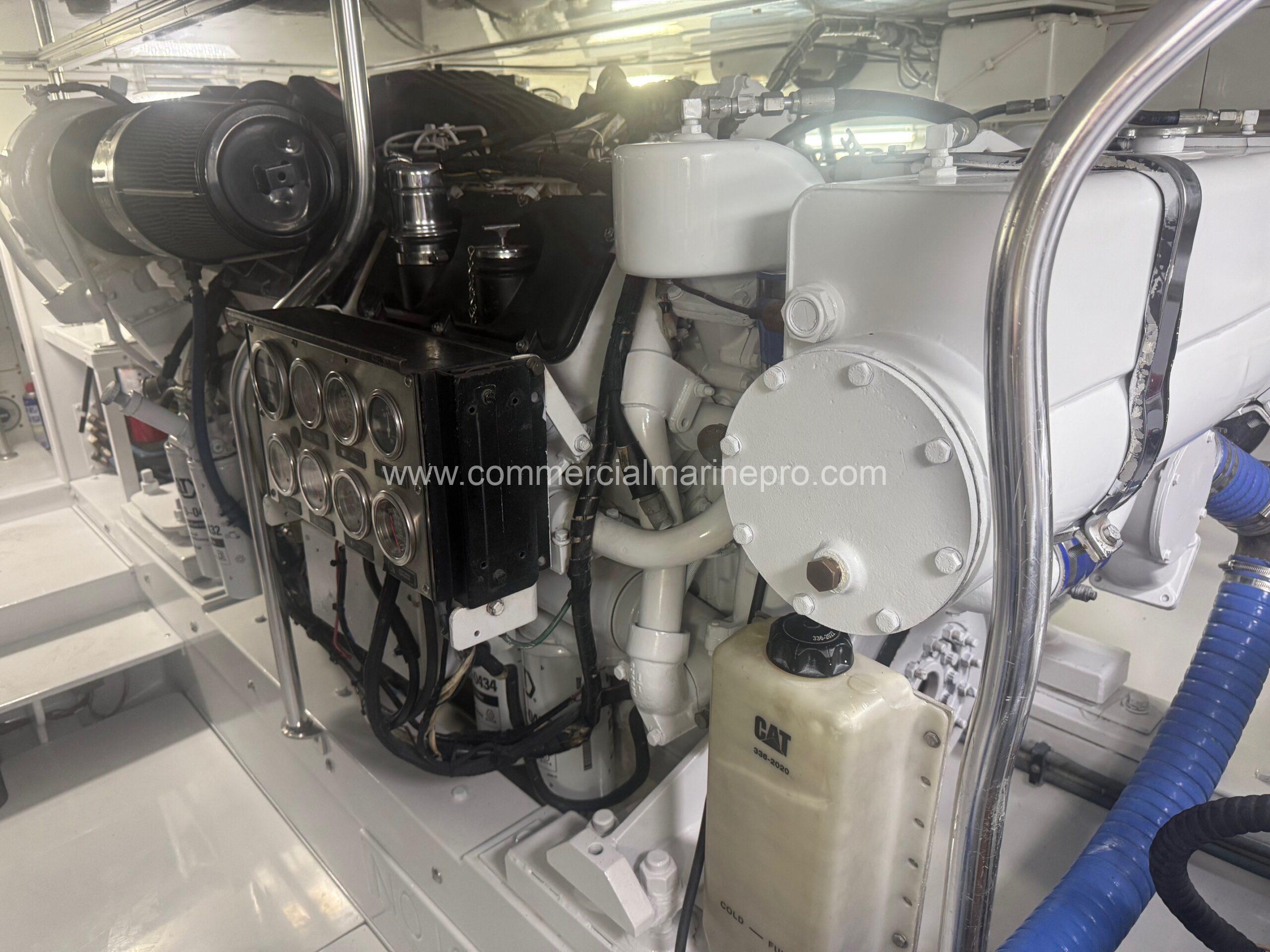 Single or Pair CAT 3412 Marine Propulsion Engines