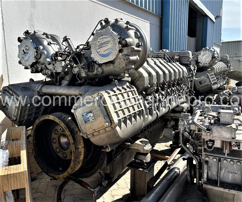 (3) MTU 16V4000 M70 WITH ZF 7550A GEARBOX (USED)