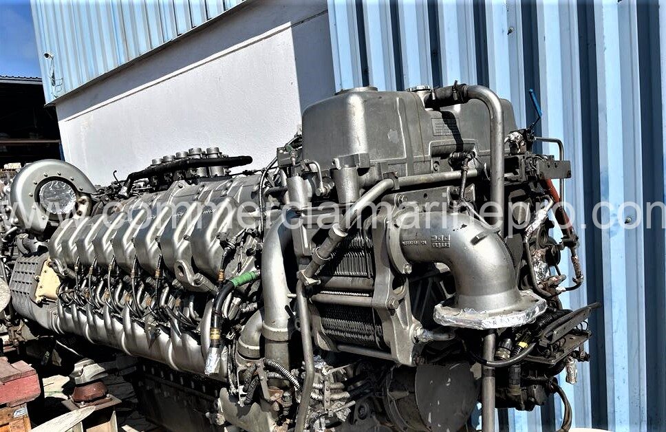 (3) MTU 16V4000 M70 WITH ZF 7550A GEARBOX (USED) - Image 4