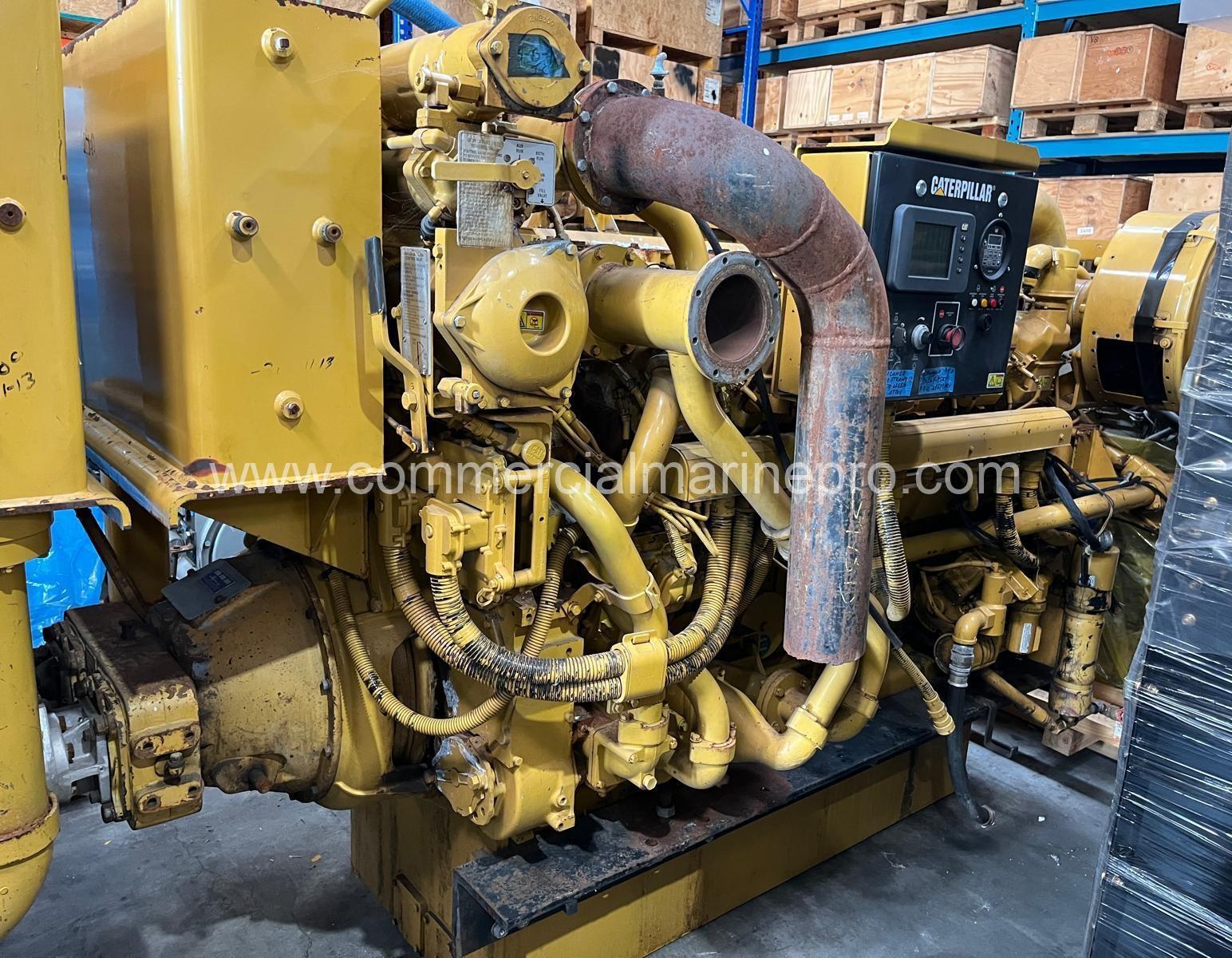 Pair CAT 3512B Marine Propulsion Engines serial prefix S2K