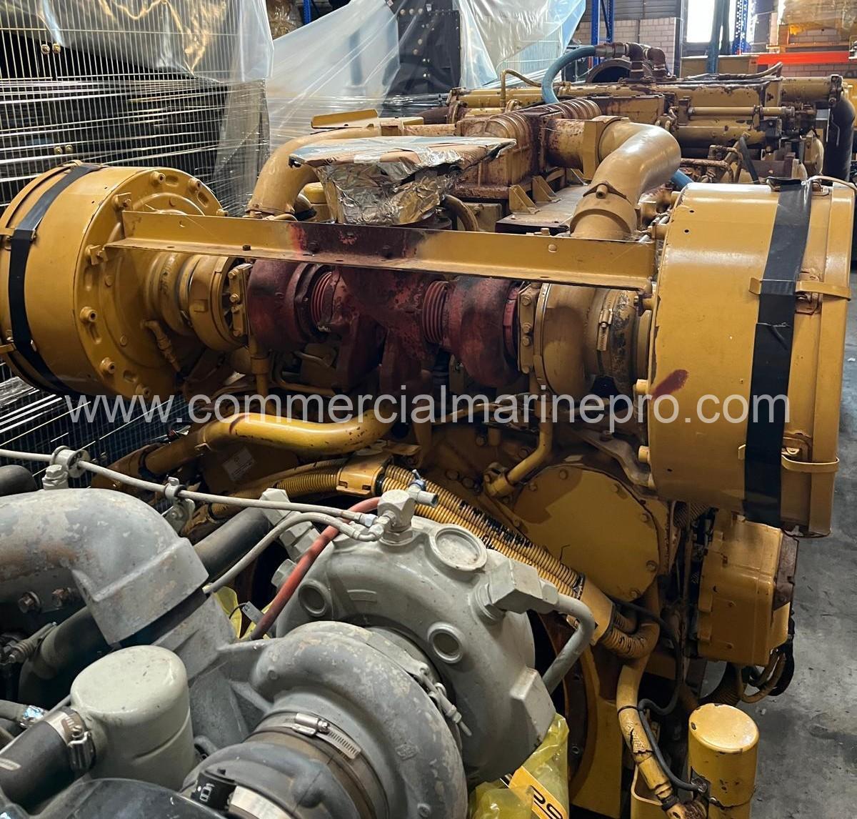 Pair CAT 3512B Marine Propulsion Engines serial prefix S2K