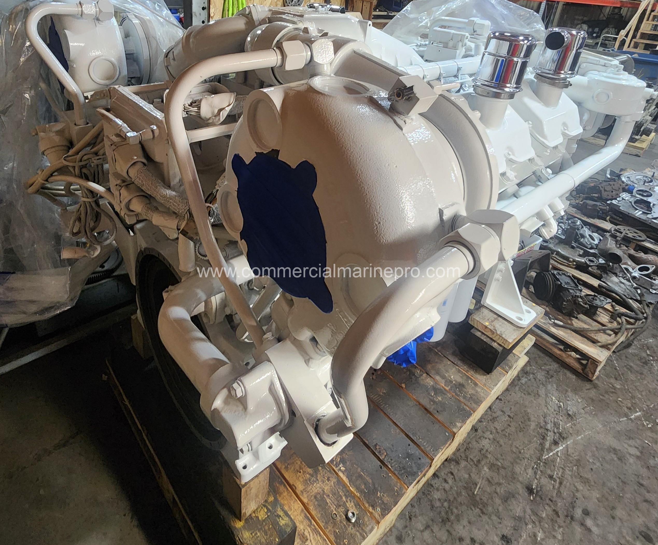Pair CAT 3412E Marine Propulsion Engines - Rebuilt