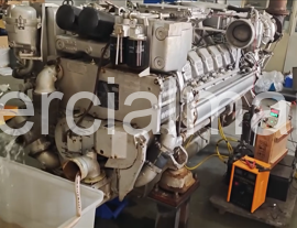 Pair MTU 12V2000 M90 Marine Propulsion Engines