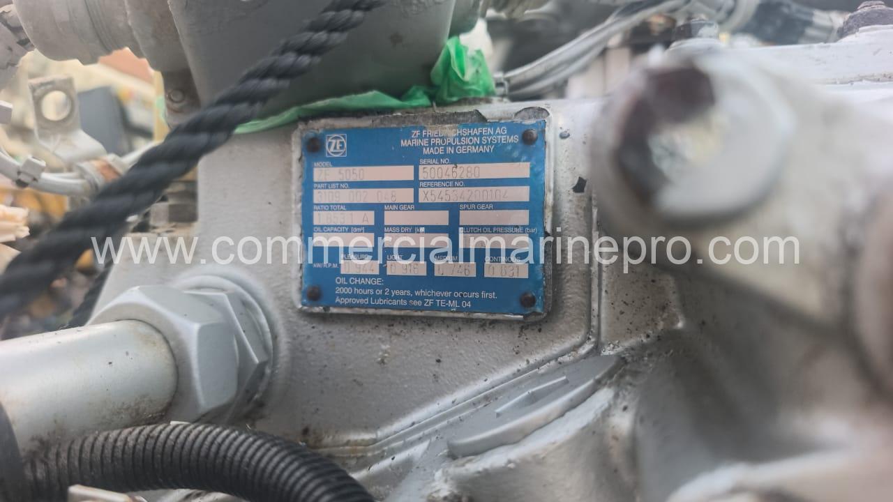 (2) MTU 16V2000 M96L Marine Engine w/ Gearbox - Image 3