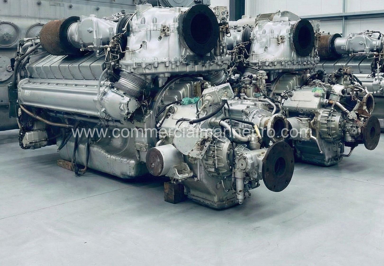 (2) MTU 16V2000 M96L Marine Engine w/ Gearbox
