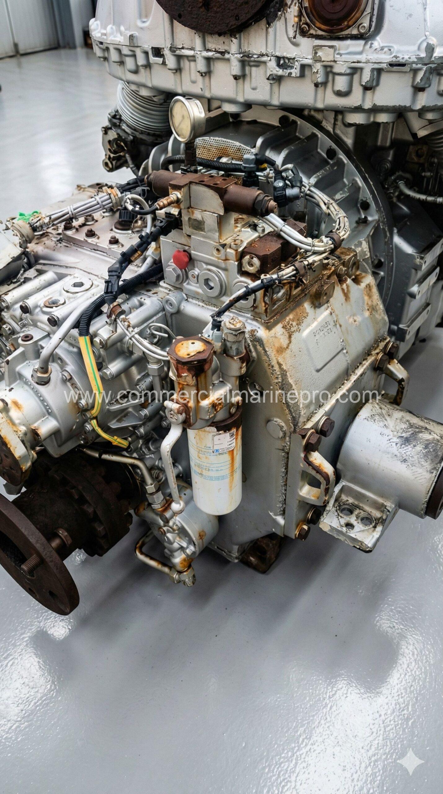 (2) MTU 16V2000 M96L Marine Engine w/ Gearbox - Image 2