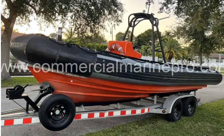 24' ZODIAC HURRICANE Rescue Boat - Built 2010