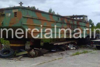 (3) FLAT DECK 40x12x5 BARGES