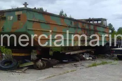 (3) FLAT DECK 40x12x5 BARGES