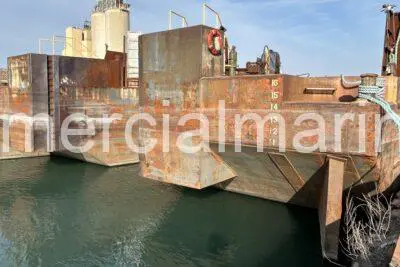 240X72X17 ABS Deck Barge with Tug Notch