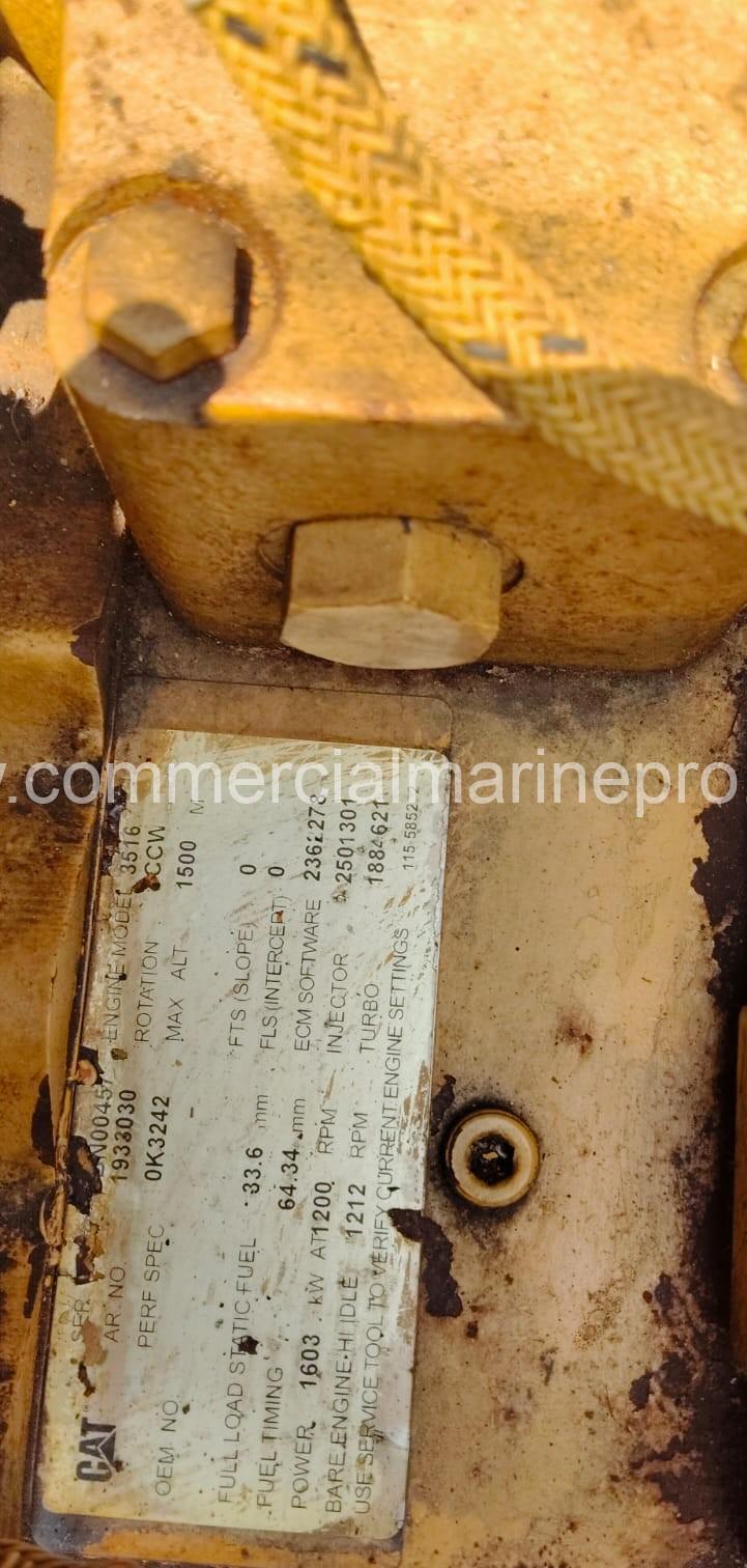 Multiple CAT 3516 HD Marine Genset Engines - ABS