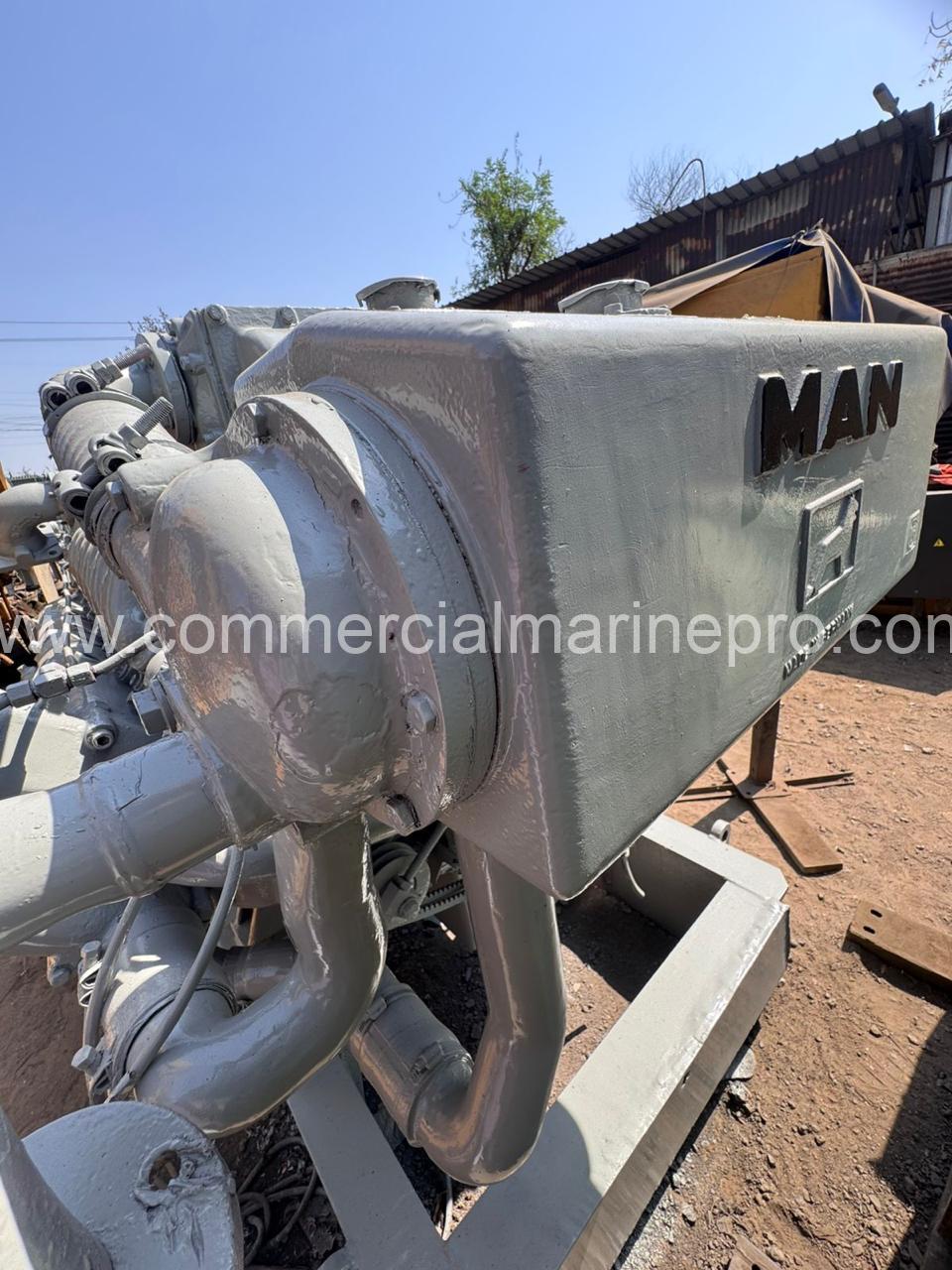 (3) MAN 2842LE Marine Engines - Image 5