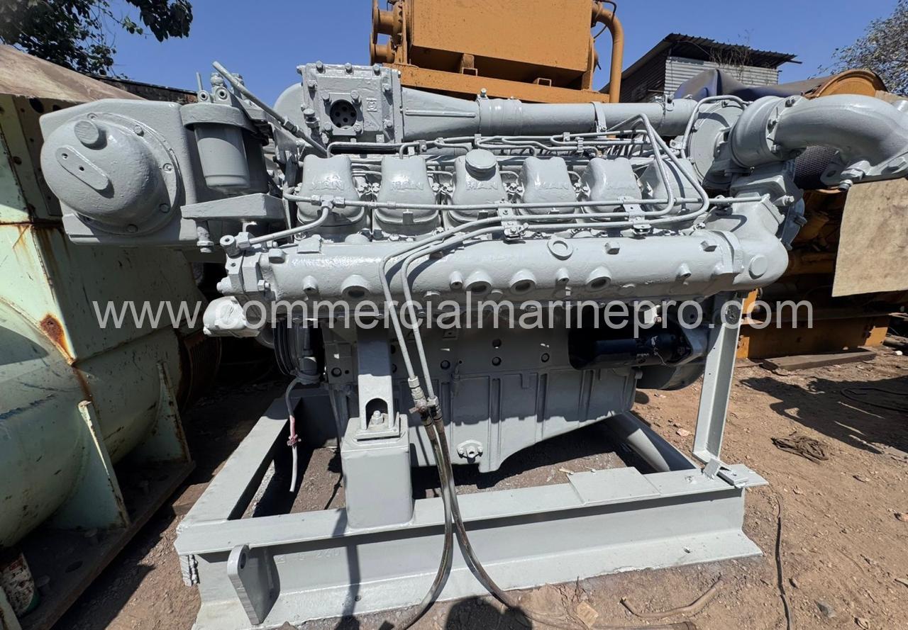 (3) MAN 2842LE Marine Engines - Image 2