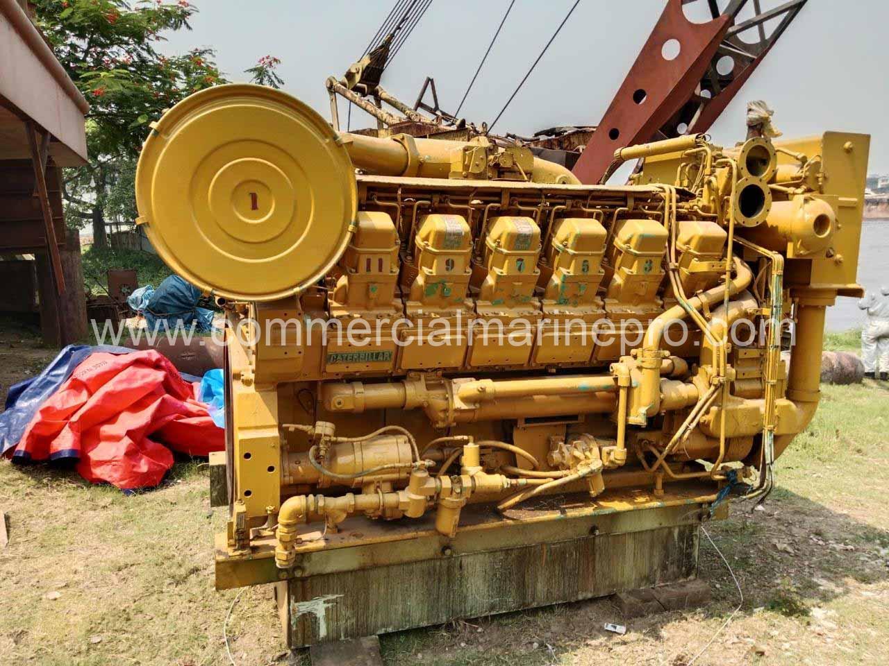 (2) Caterpillar 3512-DITA Marine Diesel Engine - Image 9