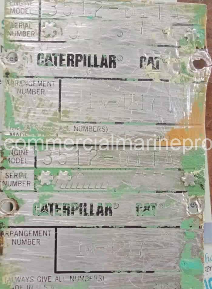 (2) Caterpillar 3512-DITA Marine Diesel Engine - Image 6