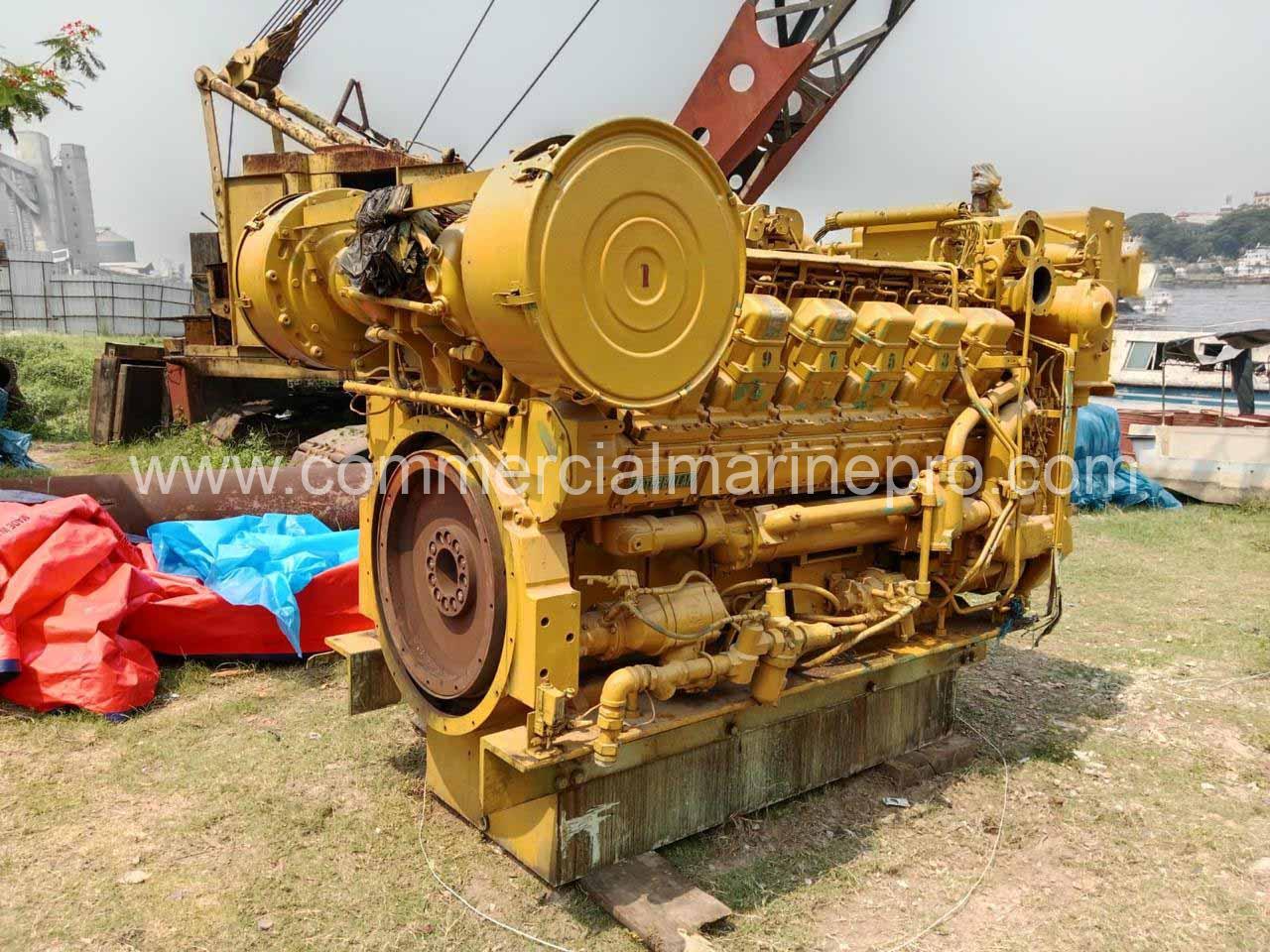 (2) Caterpillar 3512-DITA Marine Diesel Engine