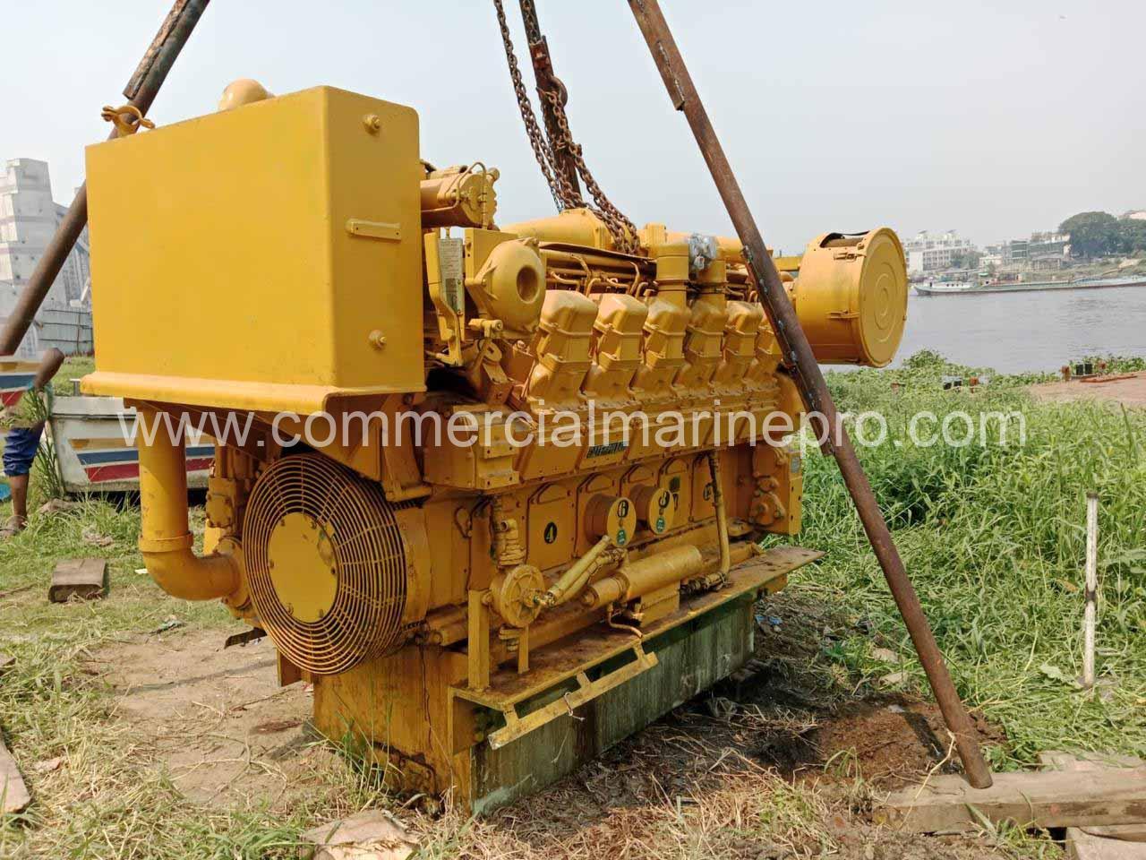(2) Caterpillar 3512-DITA Marine Diesel Engine - Image 2