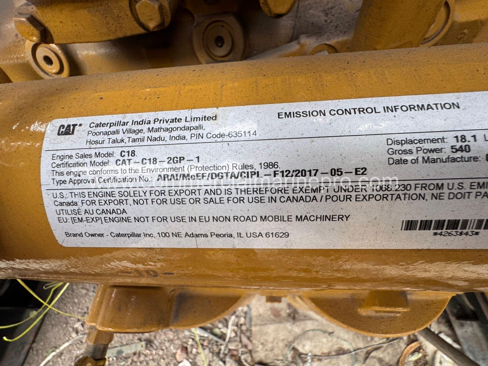 CATERPILLAR C18 INDUSTRIAL GENSET - Image 5