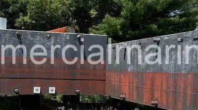 Three 40'x10'x5' Sectional Barges