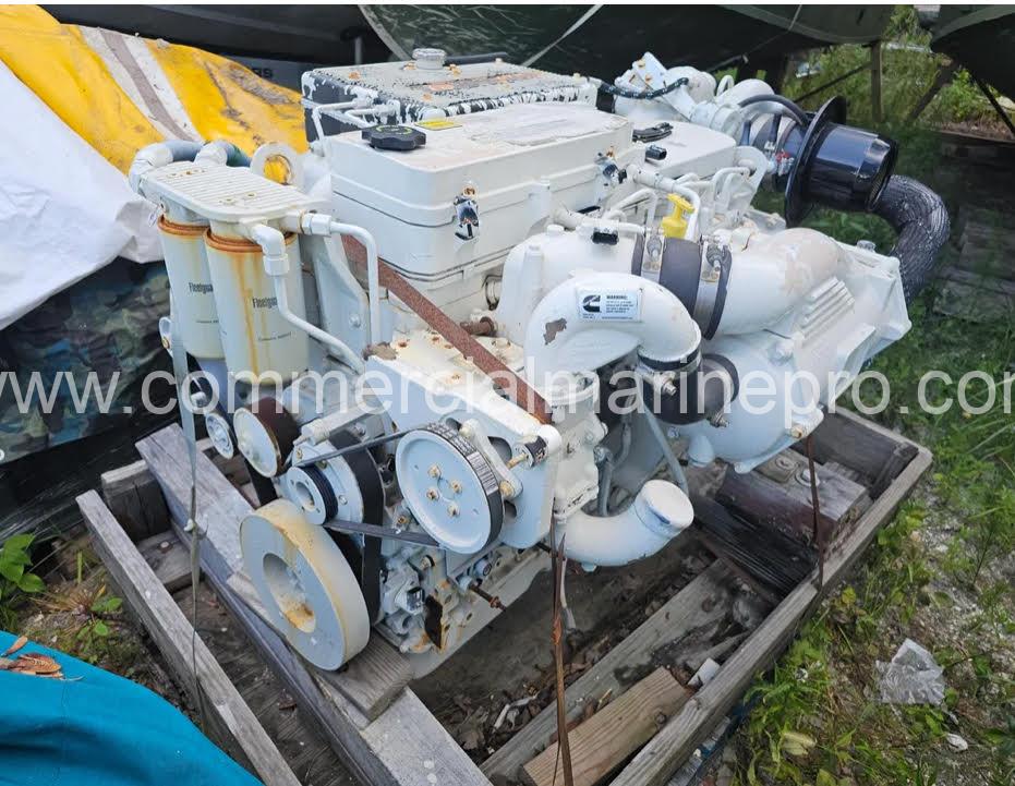 (3) CUMMINS QSB 6.7 MARINE ENGINES - 480HP