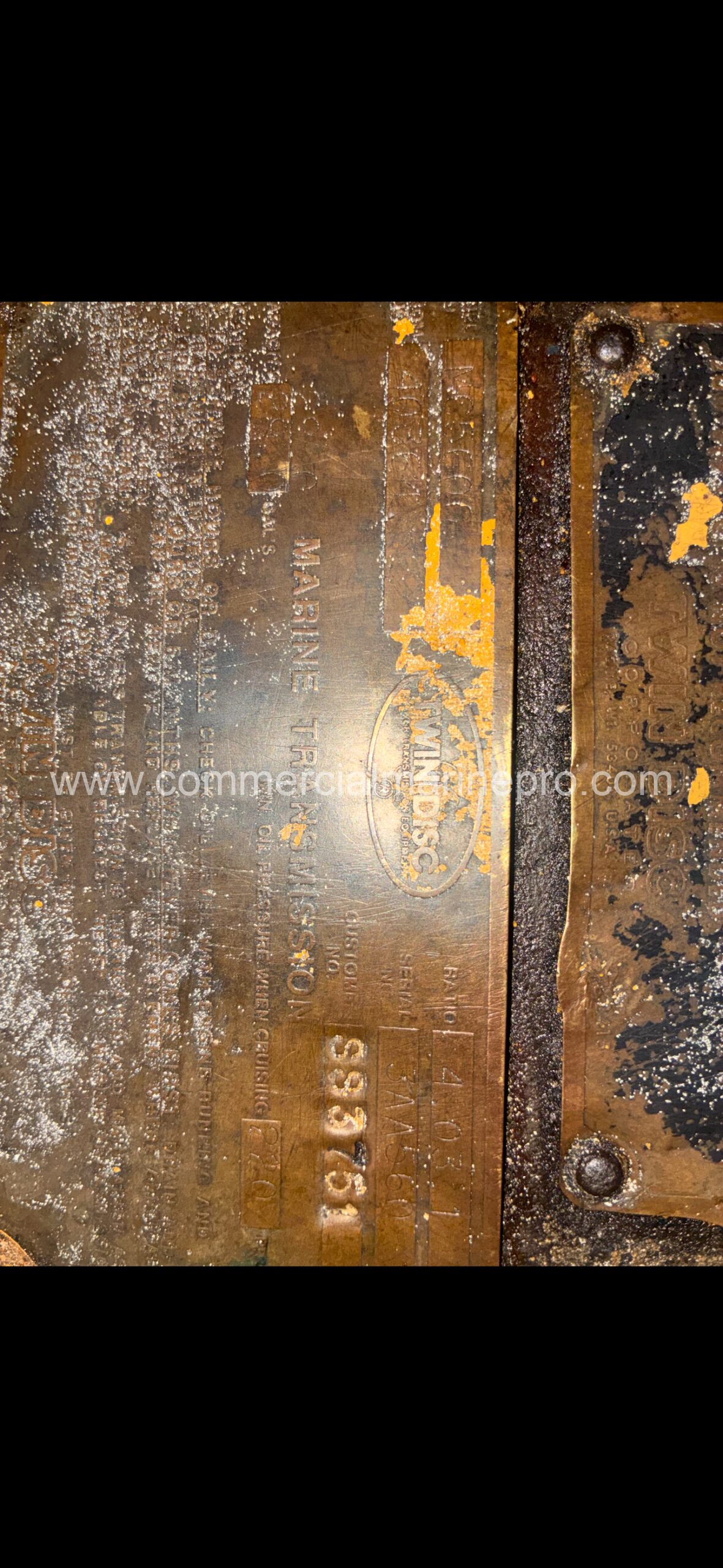 Single CAT 3512 Marine Propulsion Engines w/Twin Disc Gear - Image 12