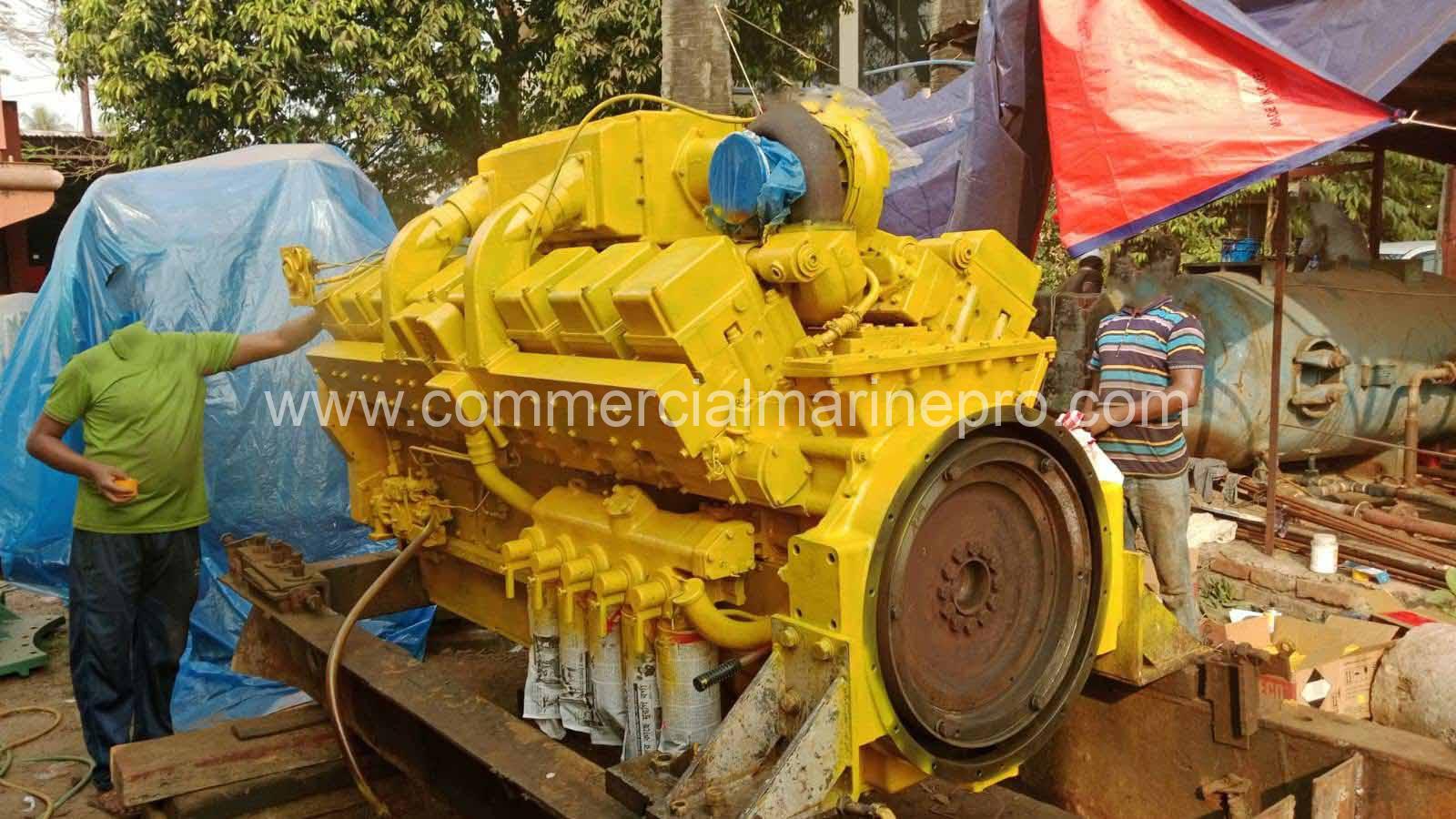 Cummins KTA50 G1 Engine Set w/Stober Gearbox - Image 9
