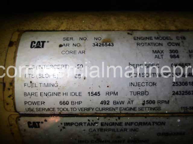 Pair of Caterpillar C18 Diesel Generator Sets - Image 3