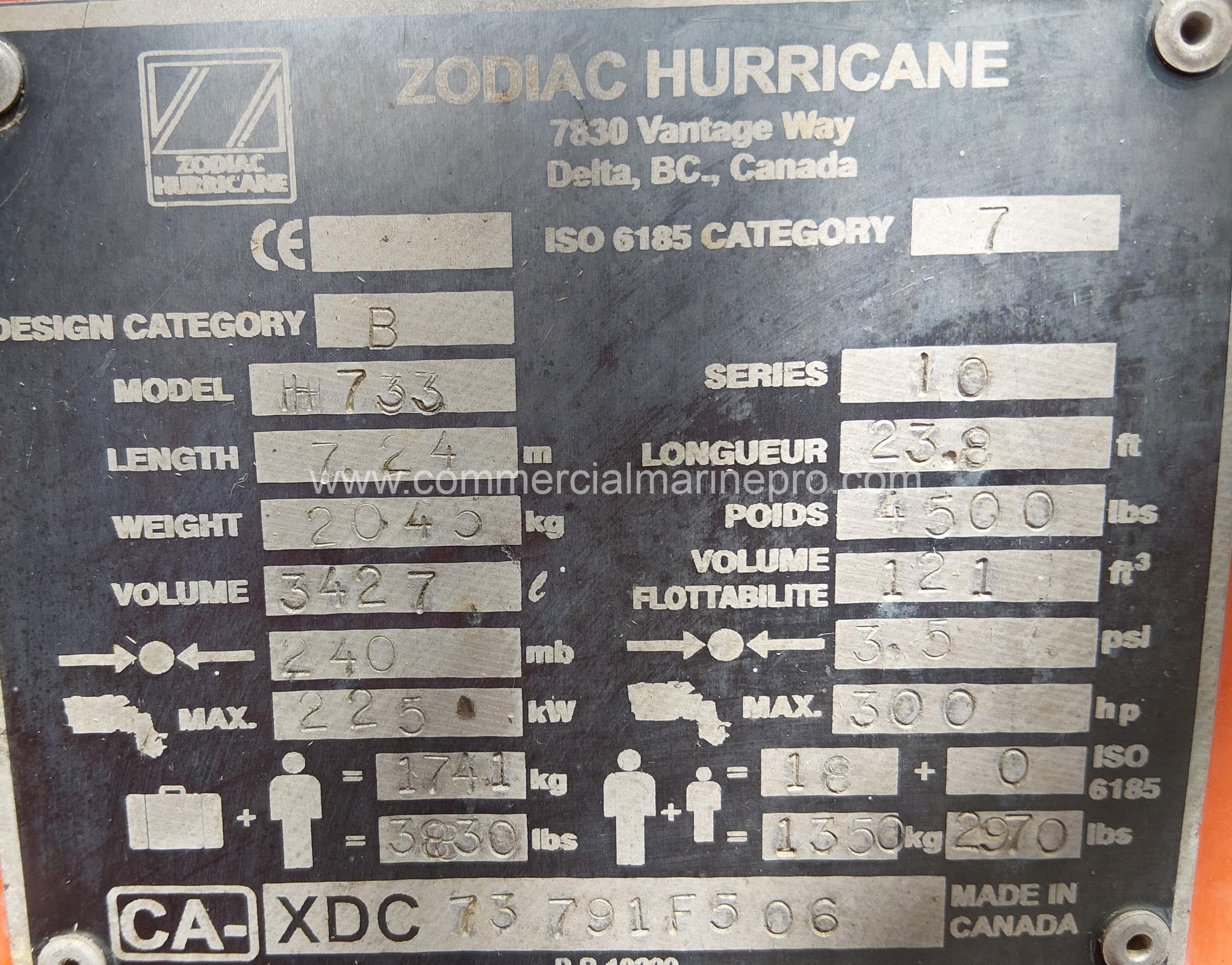 2006 Zodiac Hurricane RIB - Image 23