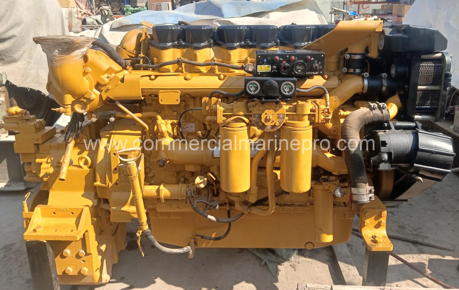 Pair of Caterpillar C18 Marine Engines - Image 7