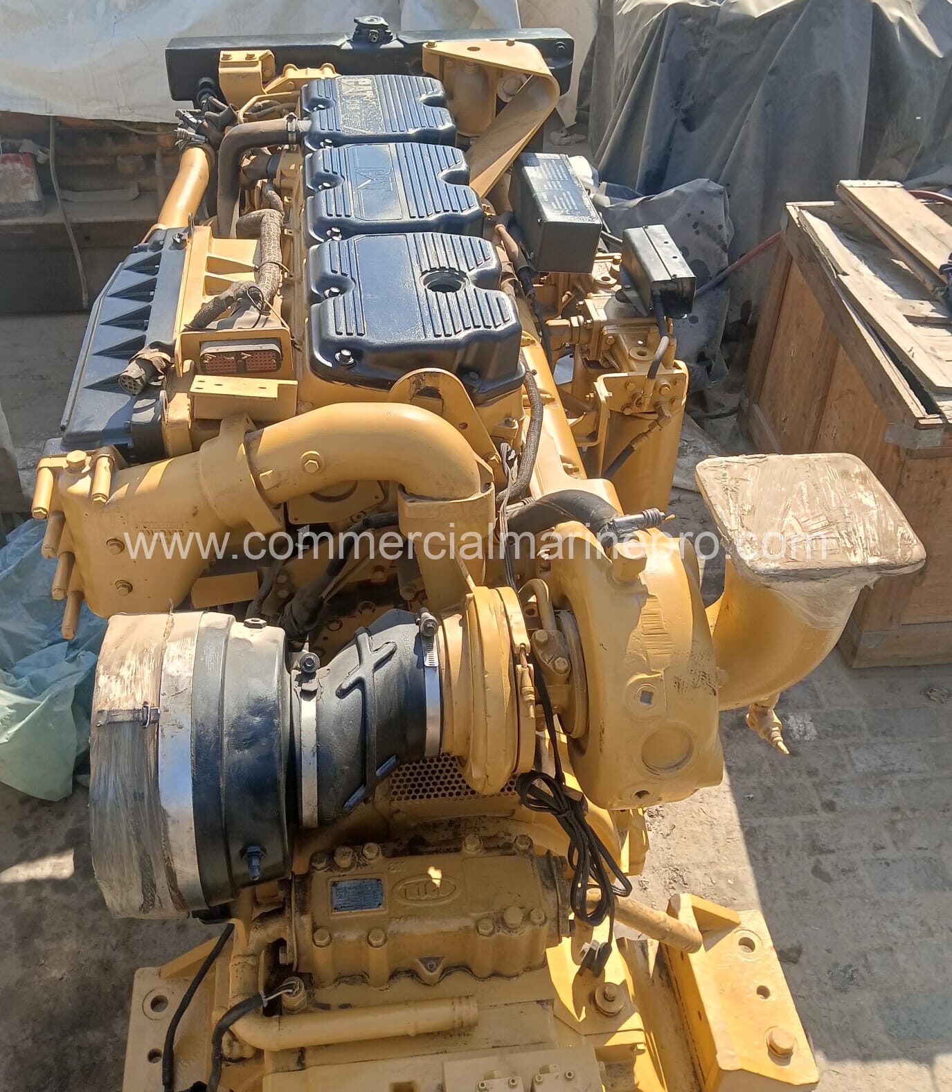 Pair of Caterpillar C18 Marine Engines