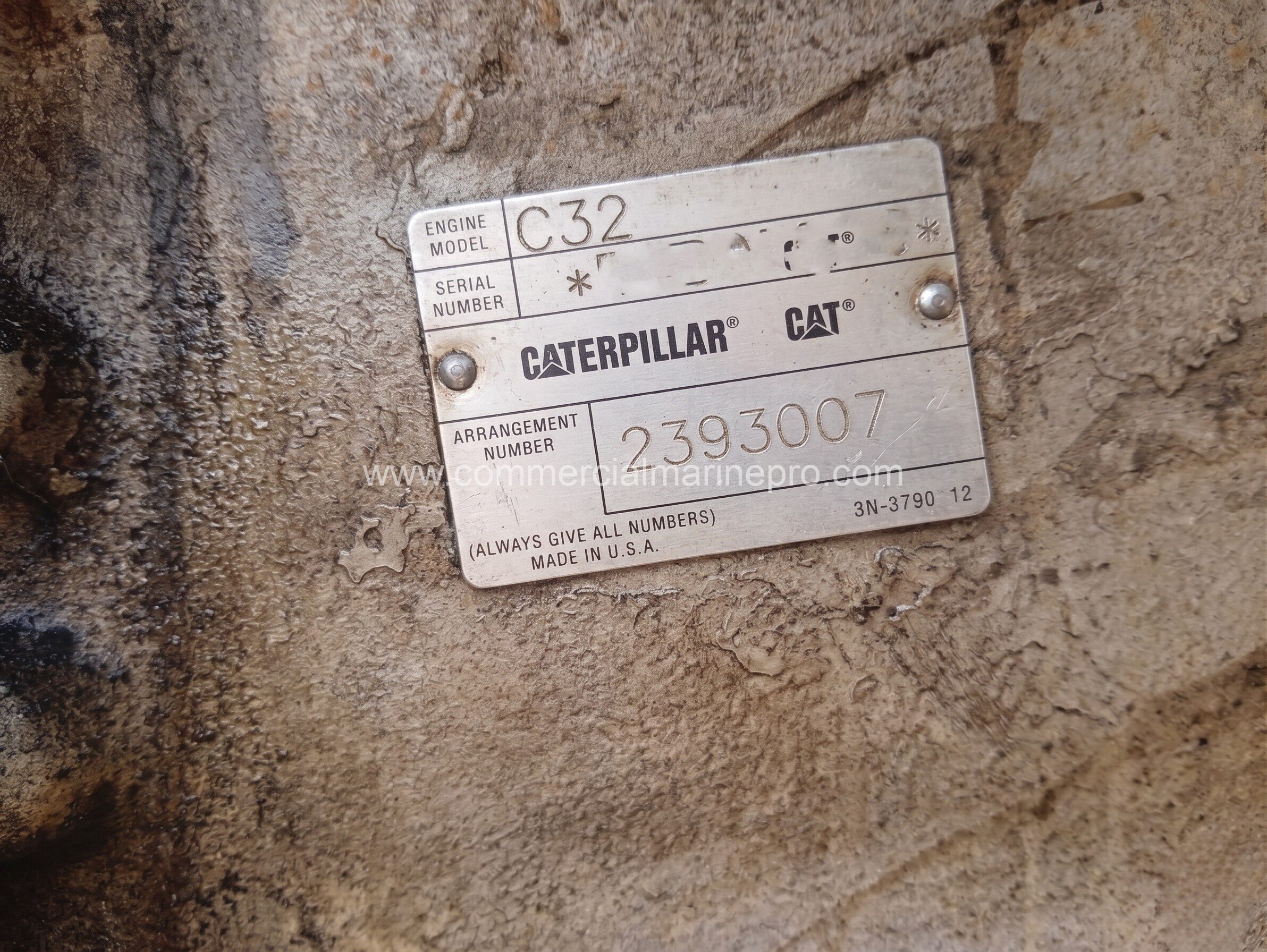 Pair of Caterpillar C32 Engines - Image 2