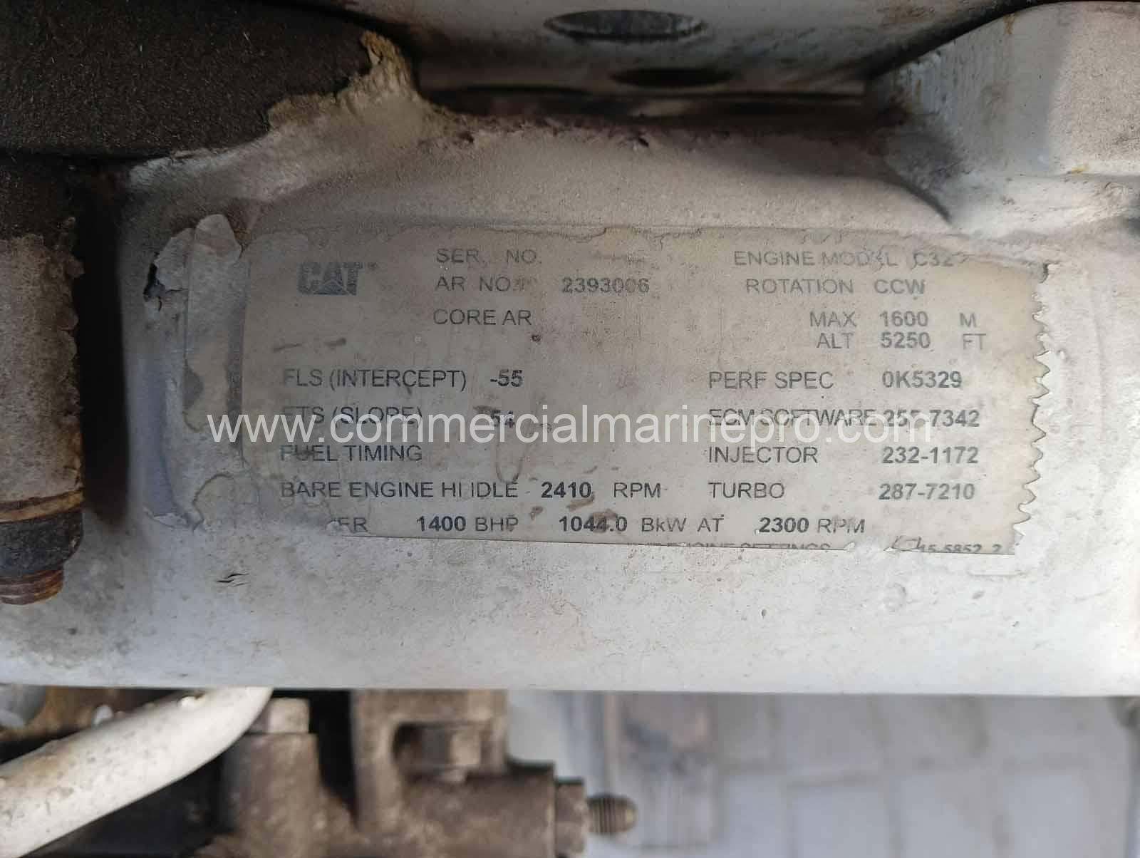 Pair of Caterpillar C32 Engines - Image 3