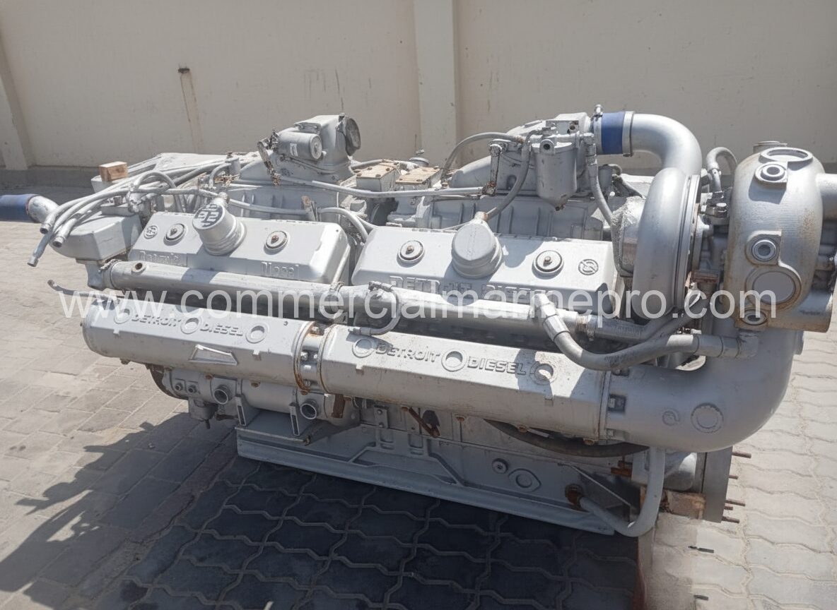 Pair Detroit Diesel 16V92T Engines - Image 8